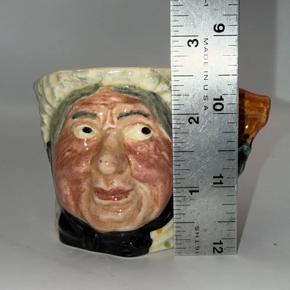 Lancaster & Sandland Sarah Gamp Miniature Toby Mug Hand Painted England vintage